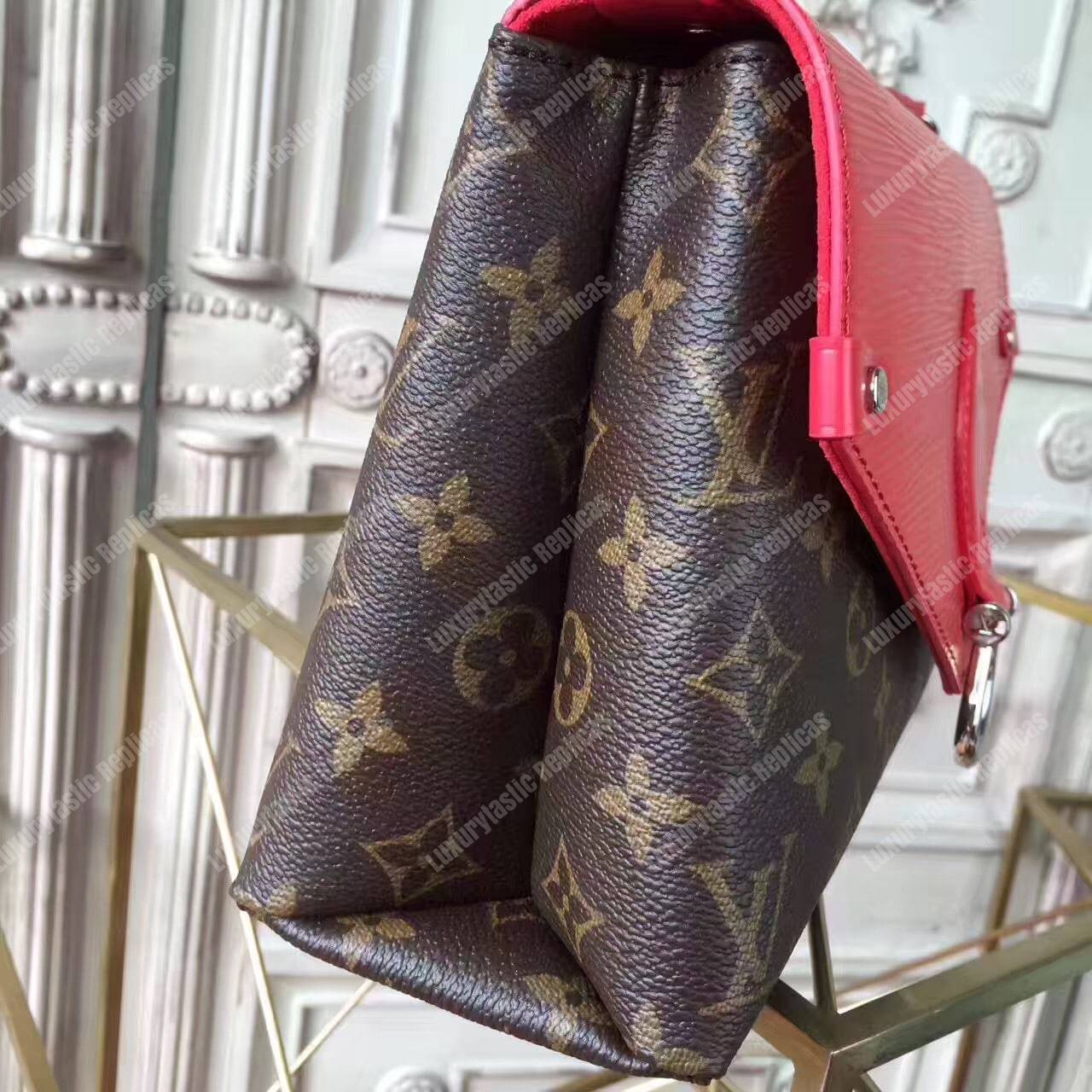 LV Saint Michel Monogram Coquelicot
