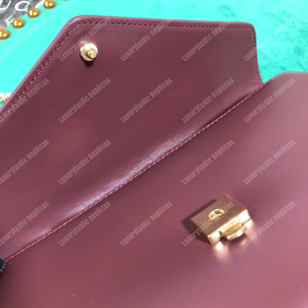 G*u*i rajah medium shoulder bag brown