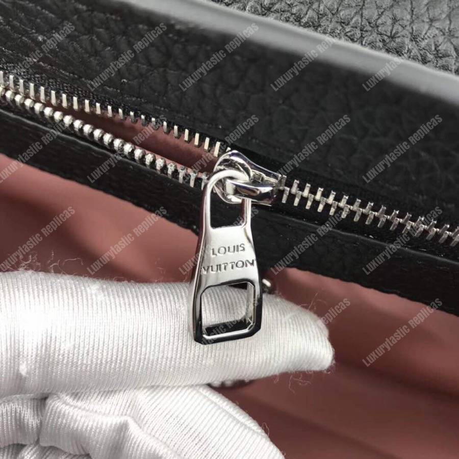 LV Capucines BB Taurillon Monogram Flowers Black