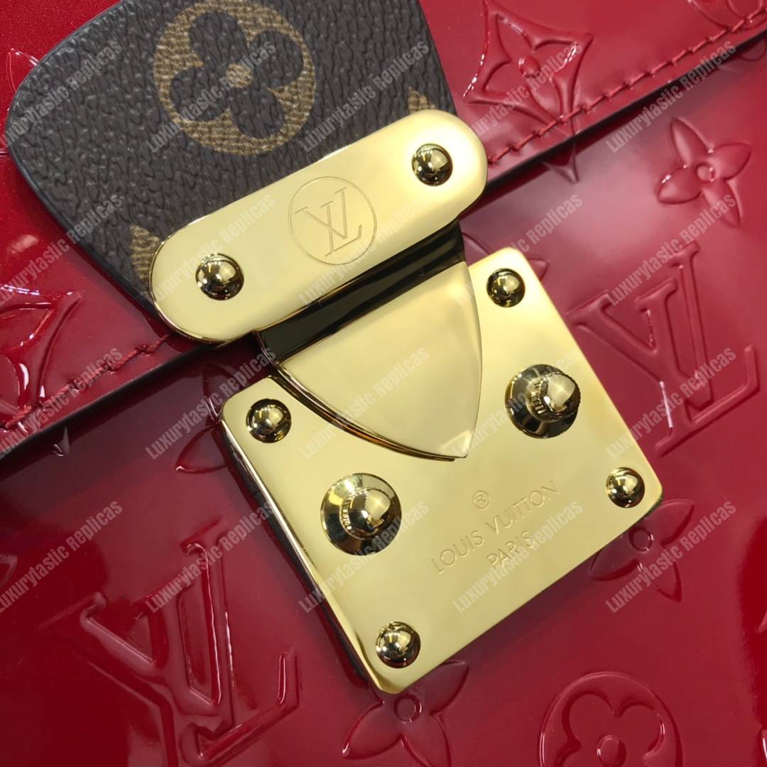 LV Spring Street Monogram Vernis Scarlet
