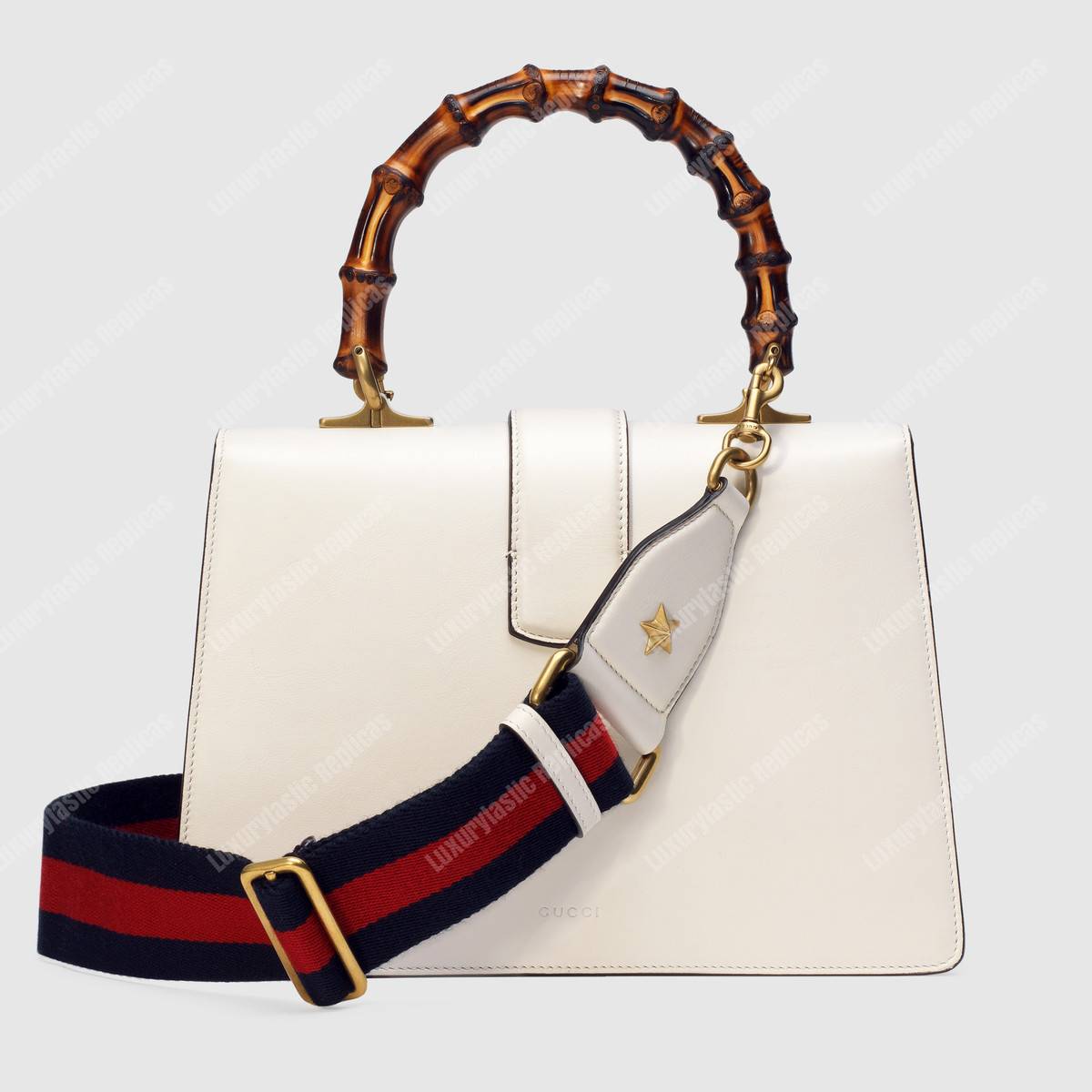 G*u*i dionysus medium top handle bag white