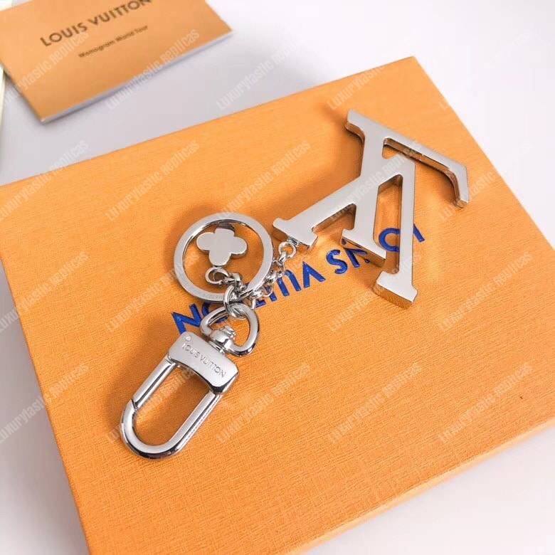 LV Capucines Bag Charm and Key Holder Black