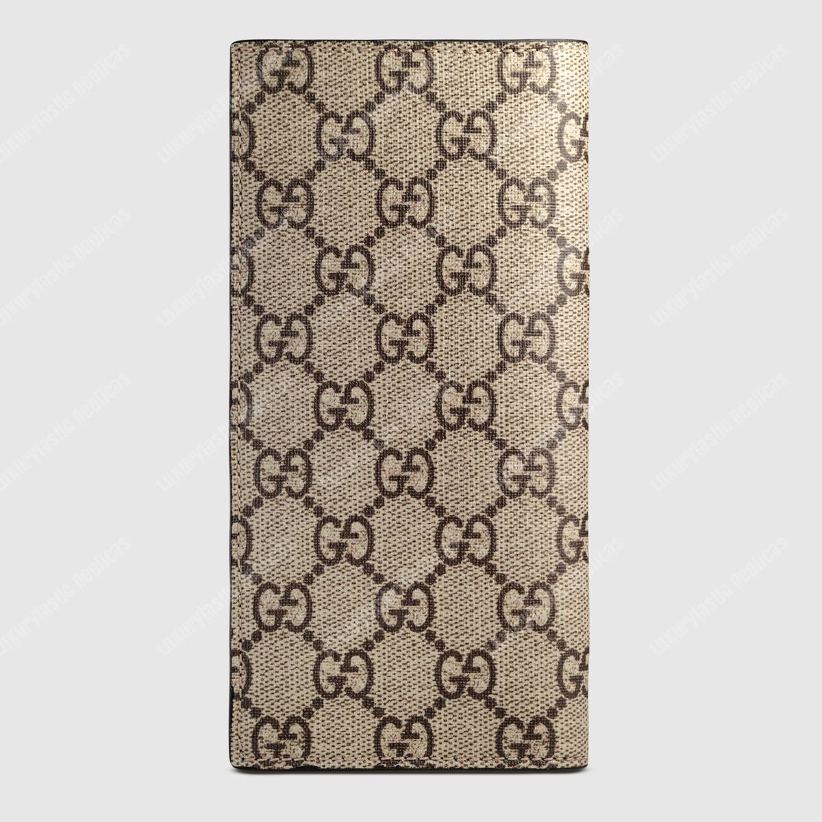 G*u*i gg sup*e tiger head print long wallet