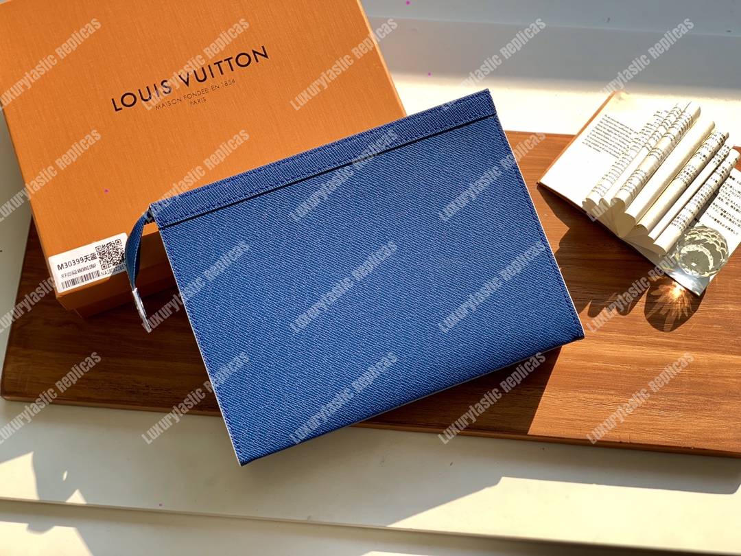 LV Pochette Voyage Cobalt Blue