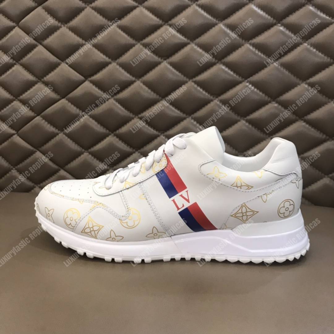 LV Sneaker Run Away Monogram Gold
