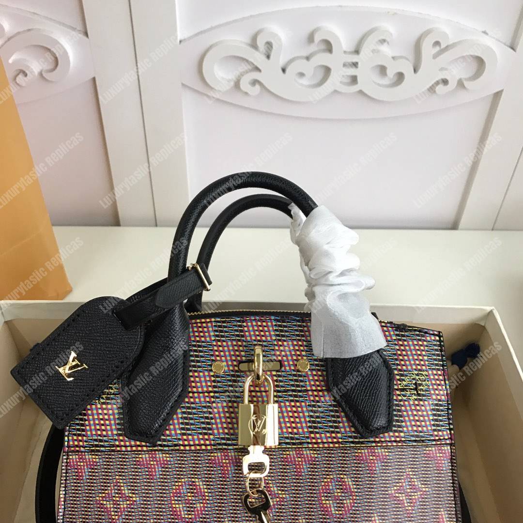 LV City Steamer Mini Red Black