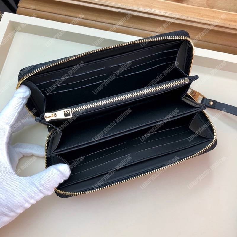 LV Jungle Zippy Wallet Giant Monogram Noir