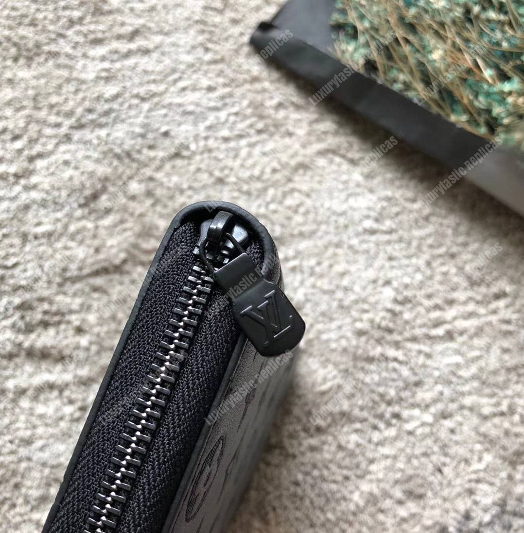 LV Zippy Wallet Monogram Shadow