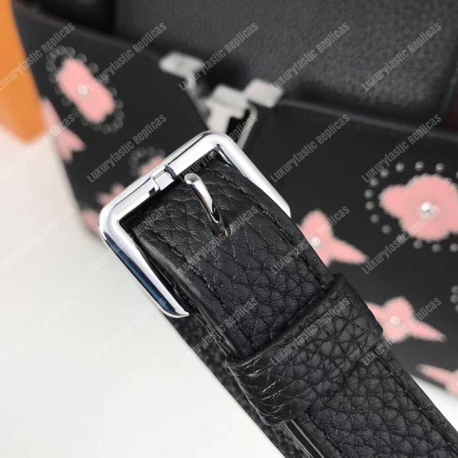 LV Capucines BB Taurillon Monogram Flowers Black