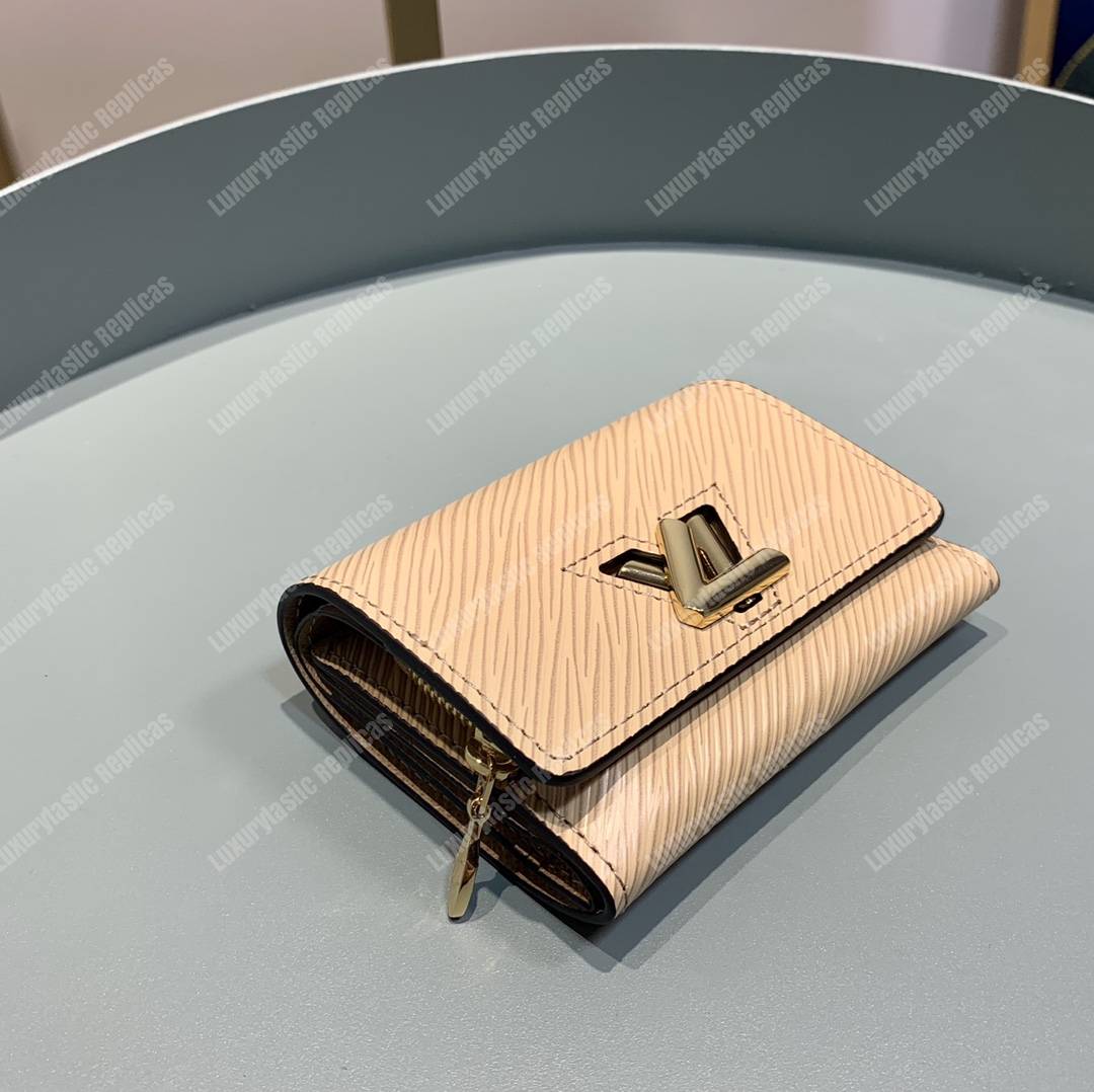 LV Twist XS Wallet Galet Beige