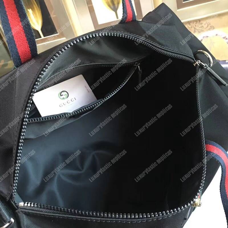 G*u*i technical canvas duffle black