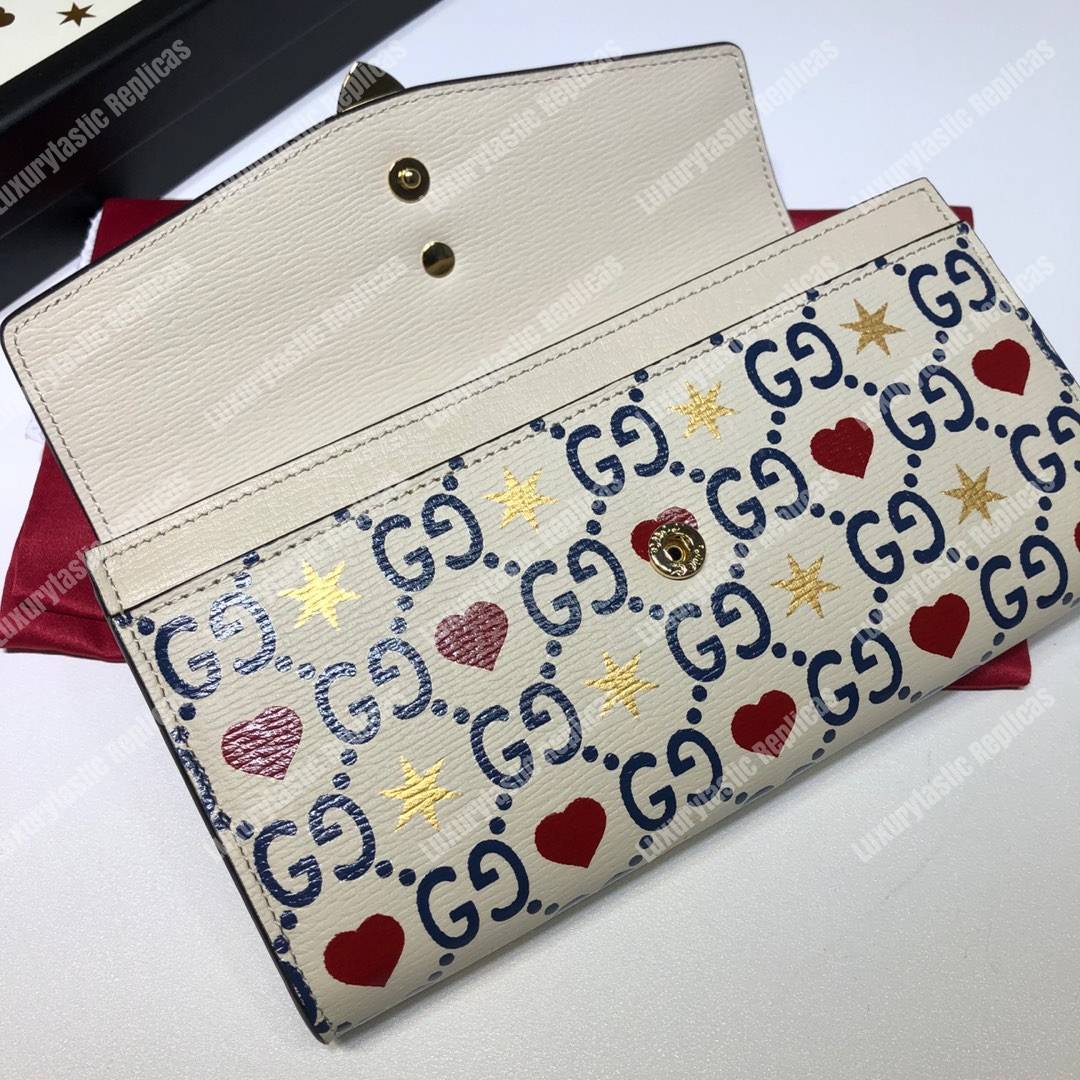 G*u*i chinese valentine’s day exclusive sylvie continental wallet