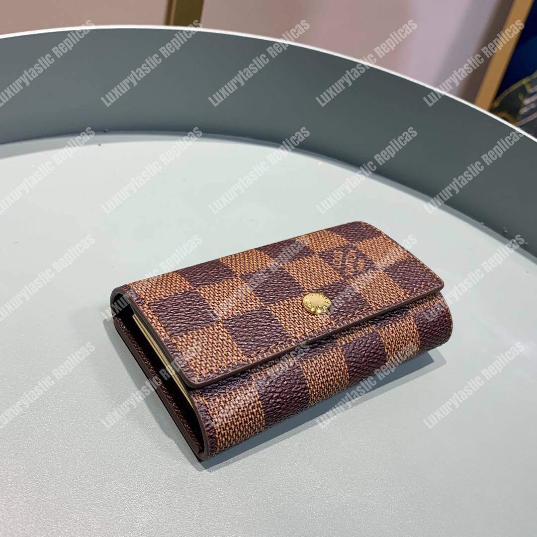 LV 6 Key Holder Damier Canvas Brown
