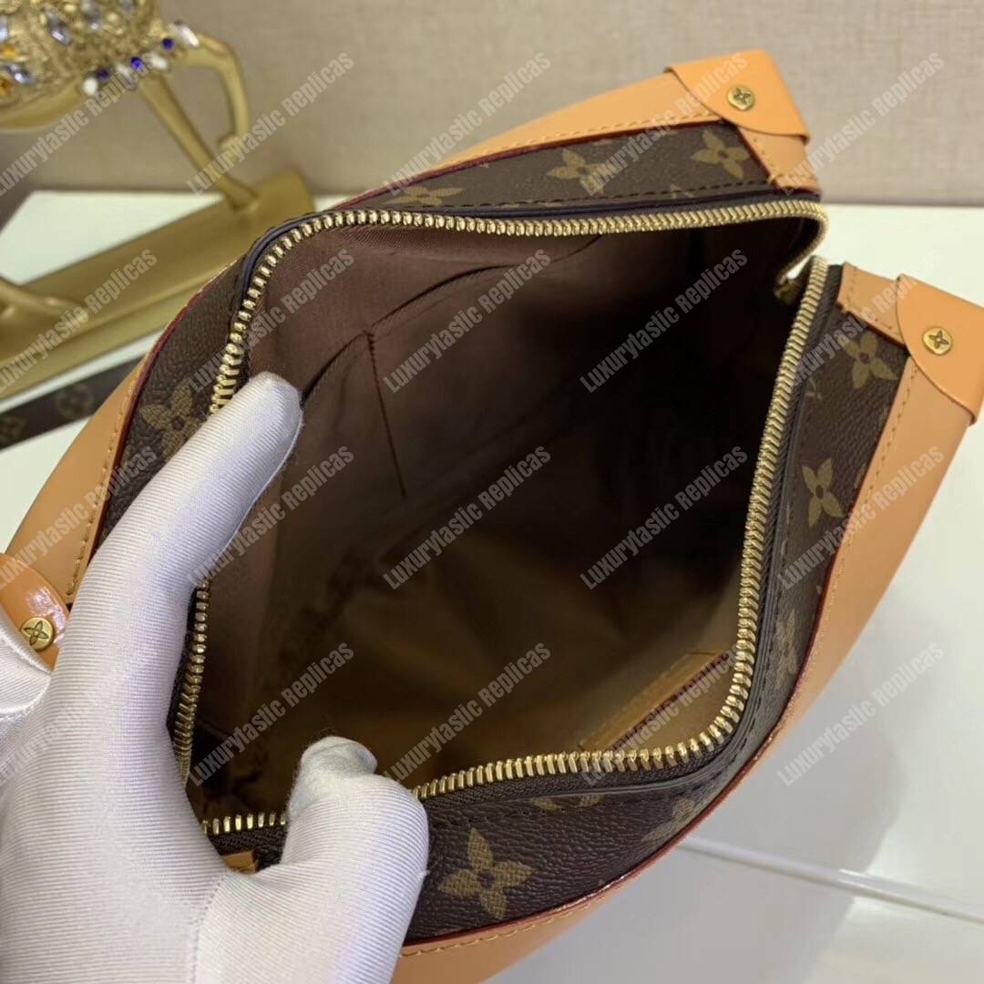 LV Soft Trunk Monogram Coated Canvas