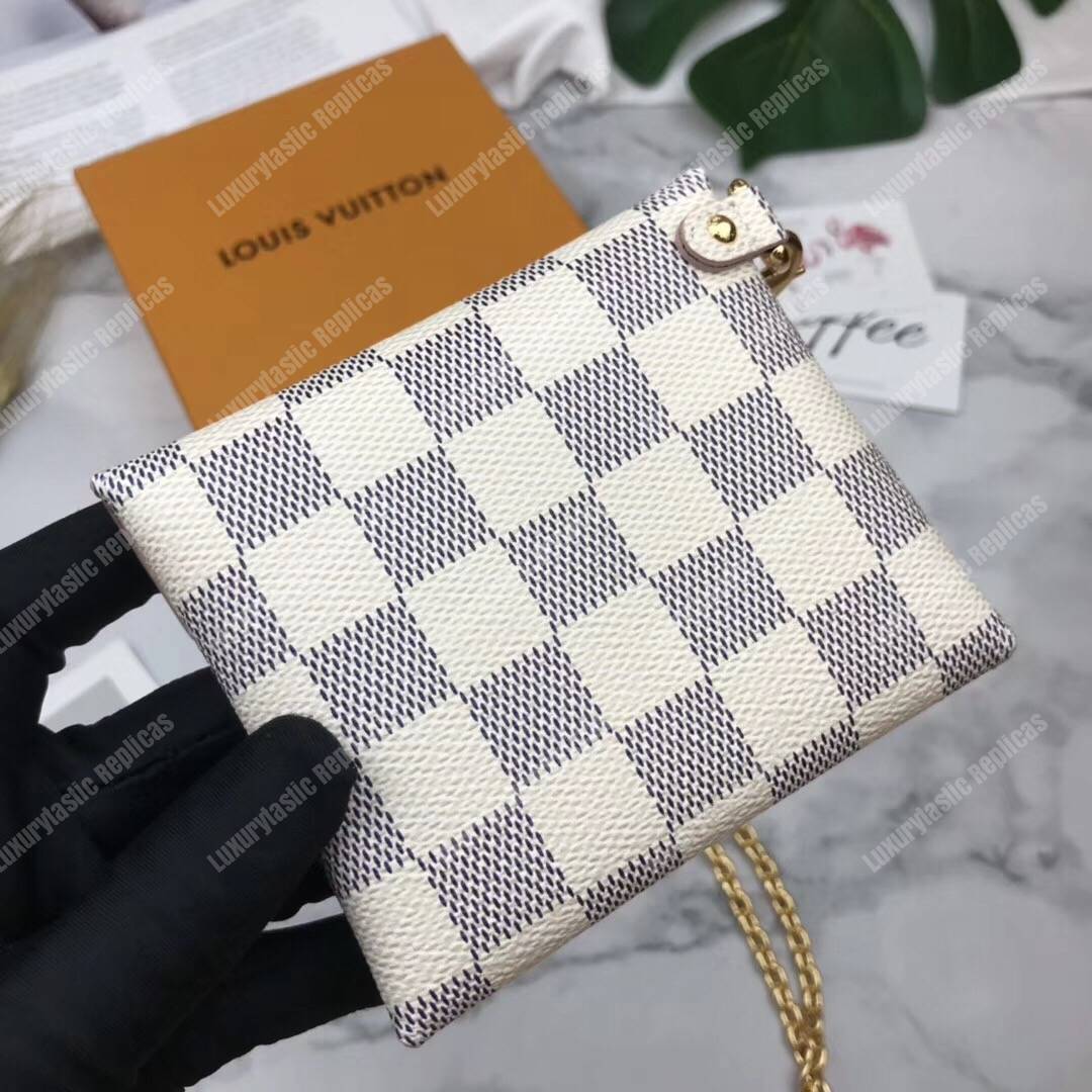 LV Kirigami Necklace Damier Azur