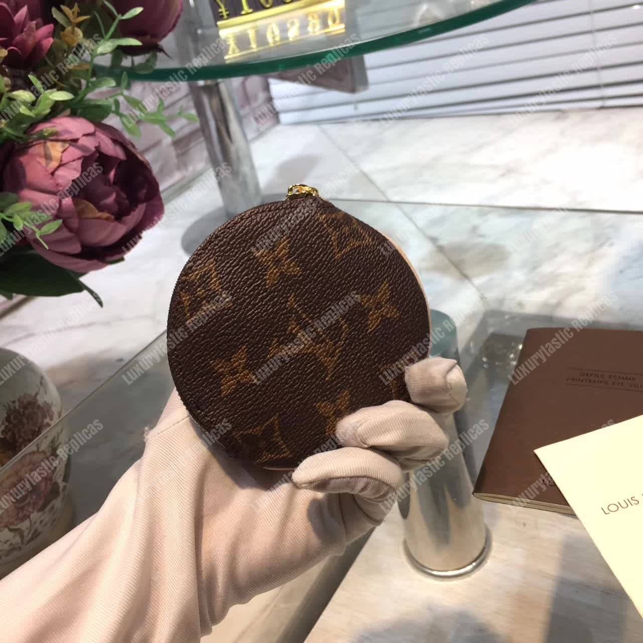 LV Round Coin Purse Monogram