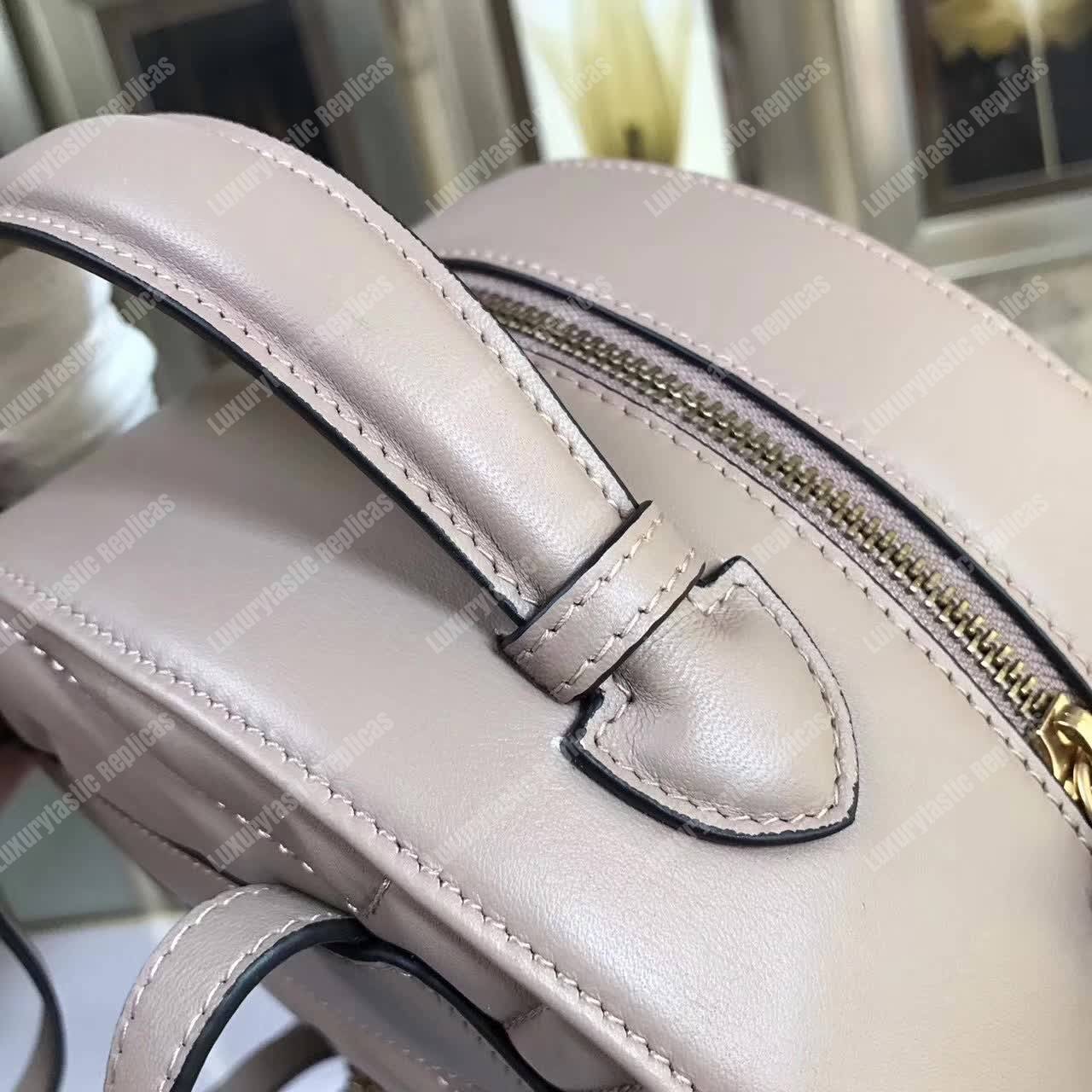 G*u*i gg marmont quilted leather backpack dusty pink