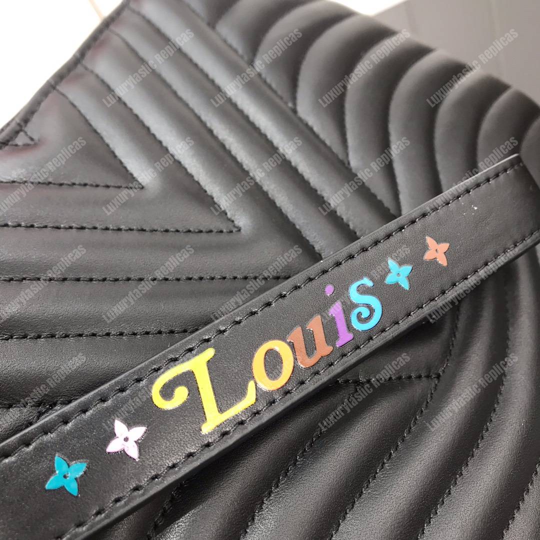 LV New Wave Zip Pochette Black