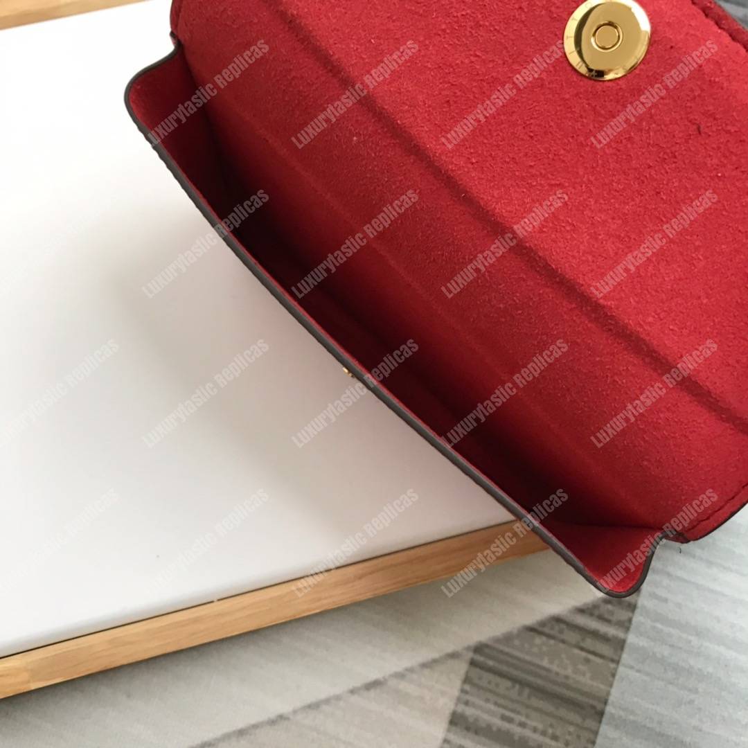 LV Woody Glasses Case Monogram Red