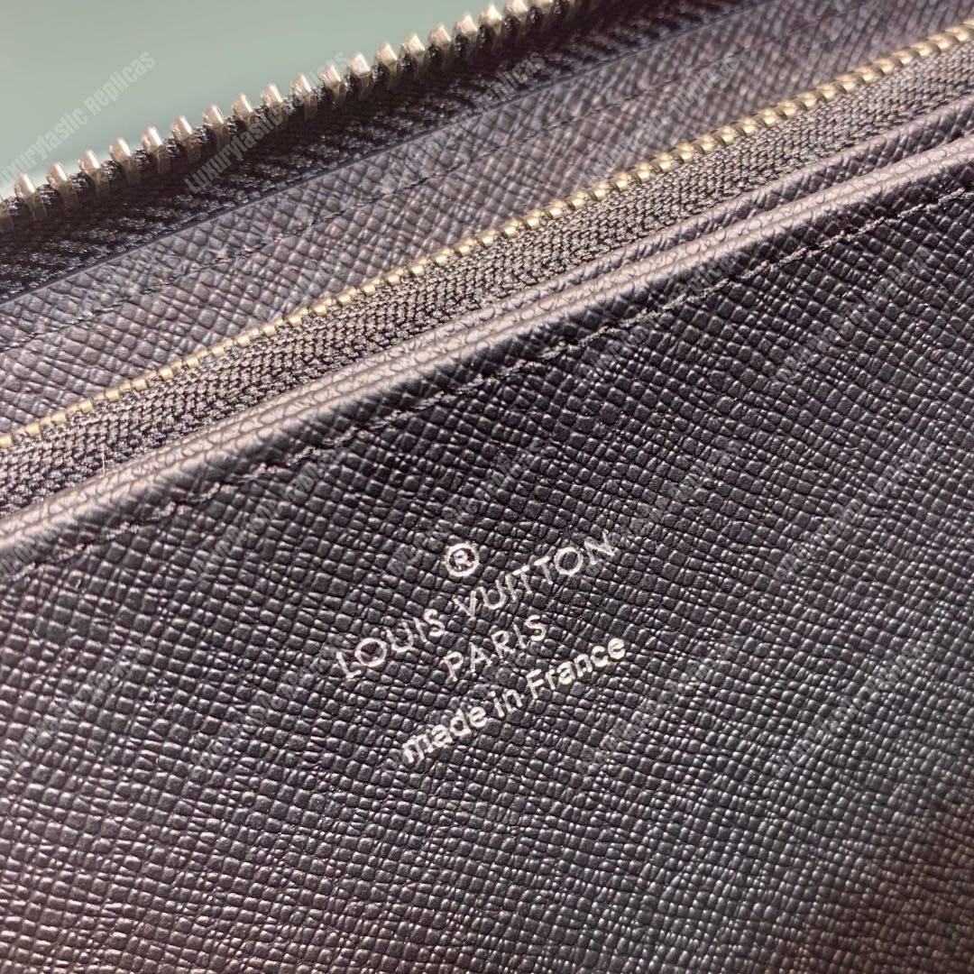 LV Flower Zippy Wallet Monogram Eclipse Canvas