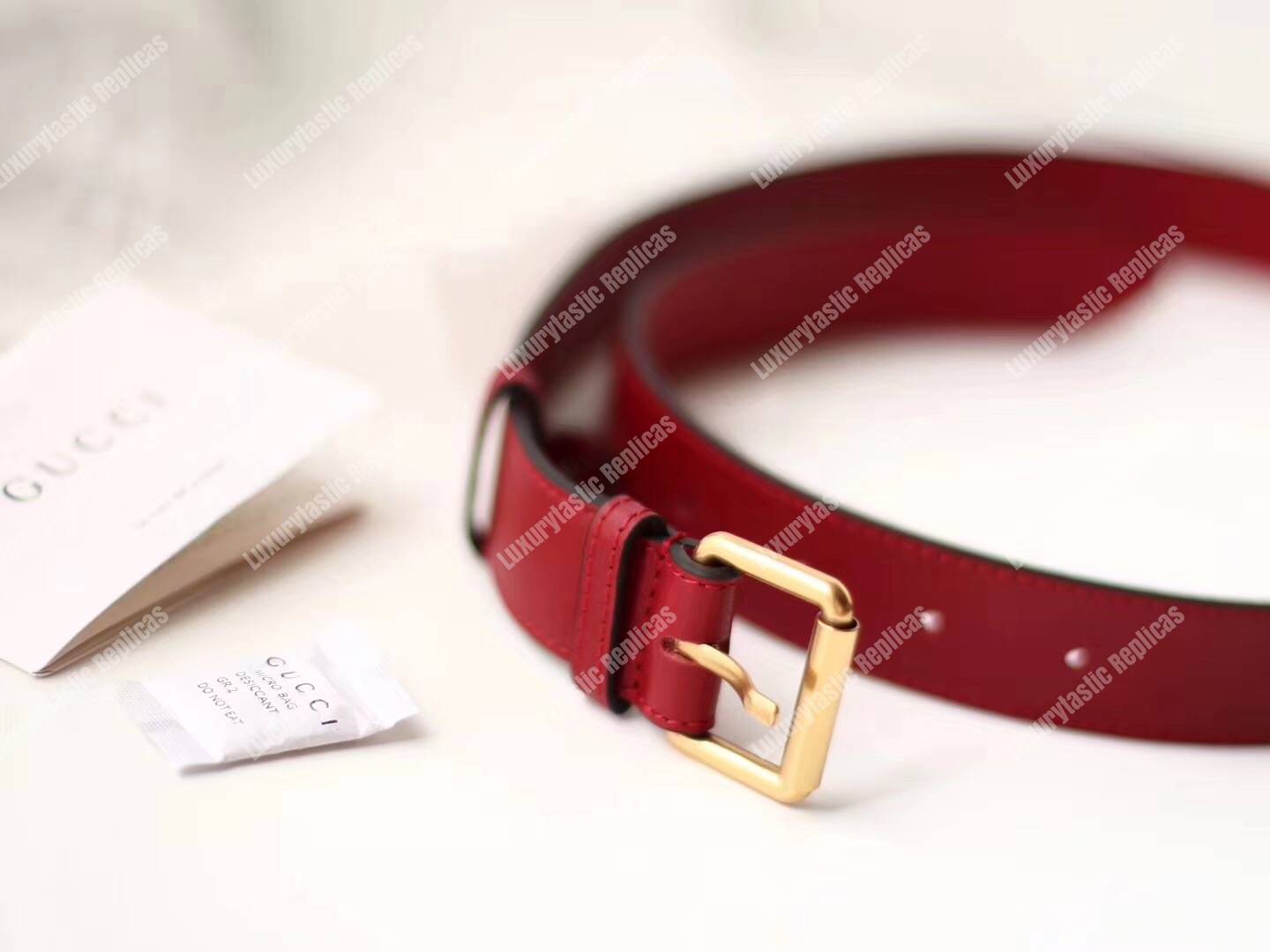 G*u*i gg marmont matelassé belt bag red