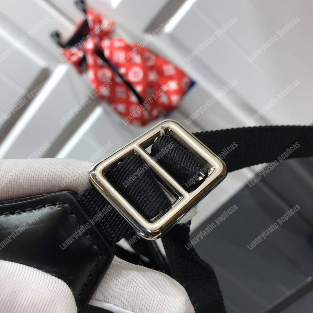 LV Christopher Backpack PM Epi Leather Acid Green Noir