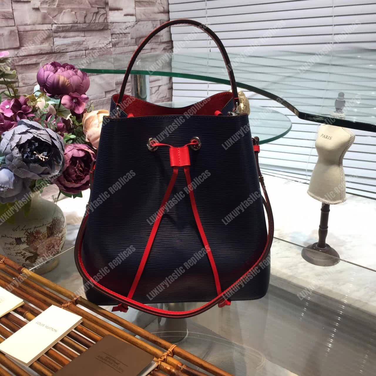 LV NéoNoé Bag Epi Leather Indigo