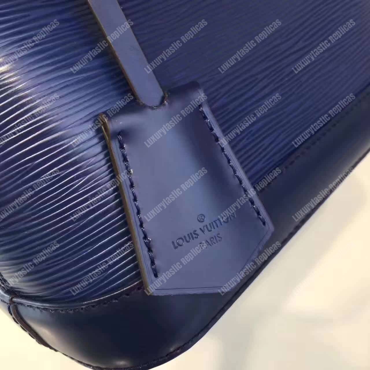 LV Alma BB Epi Leather Indigo