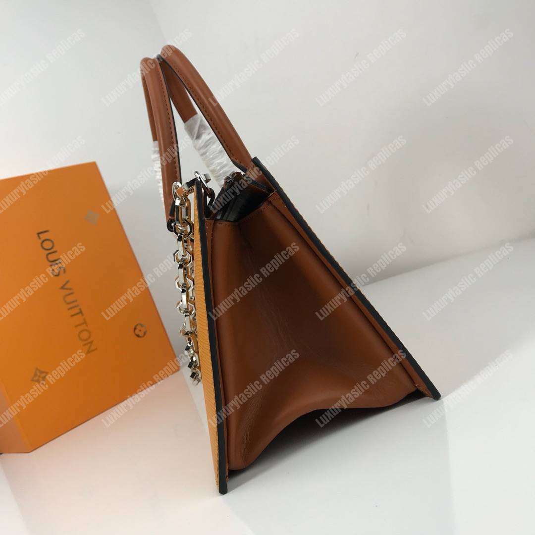 LV Epi Sac Tricot Bag Safran Yellow