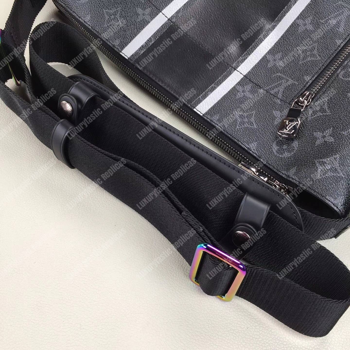 LV Apollo Messenger PM Messenger Bag Monogram Eclipse Canvas