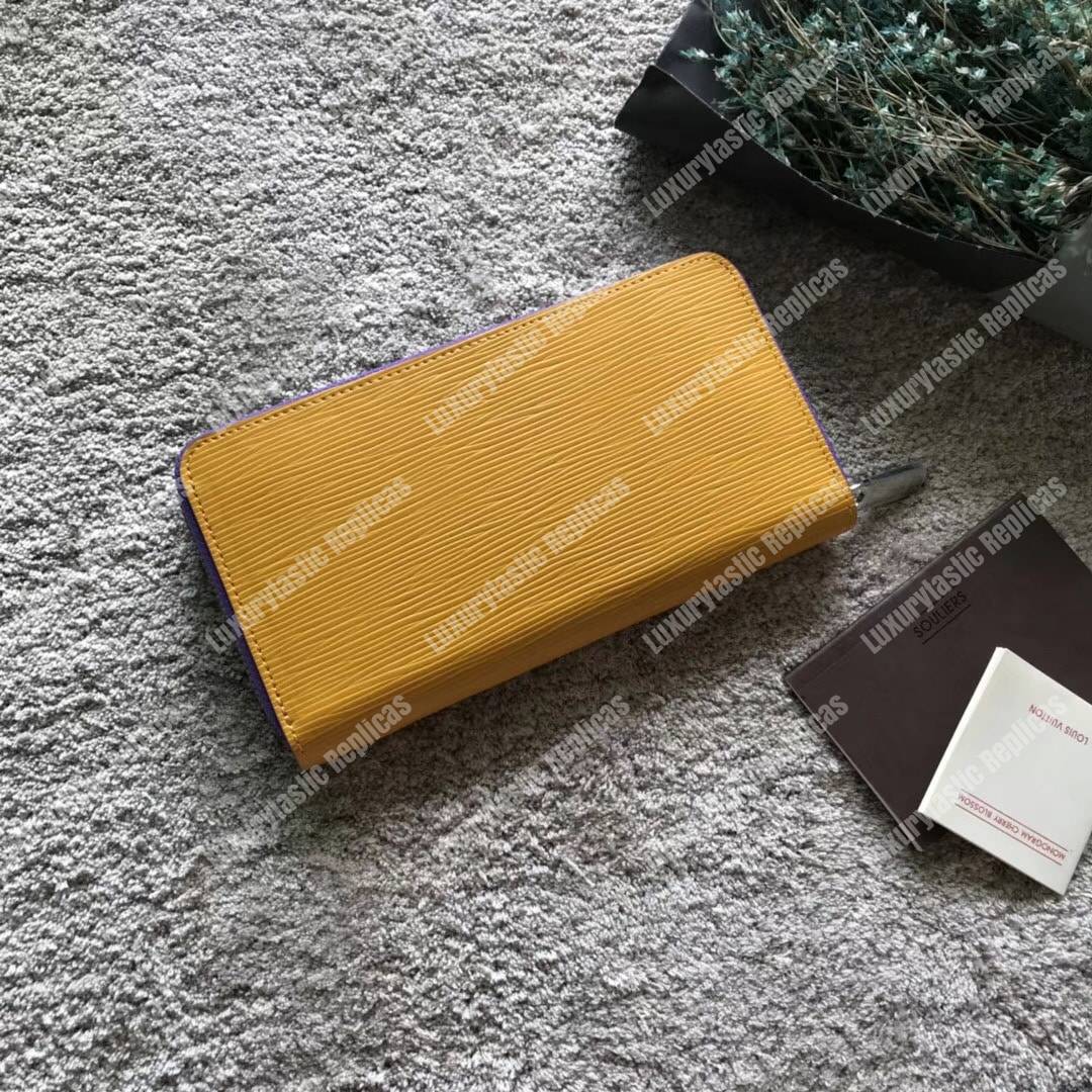 LV Zippy Wallet Epi Leather Citron