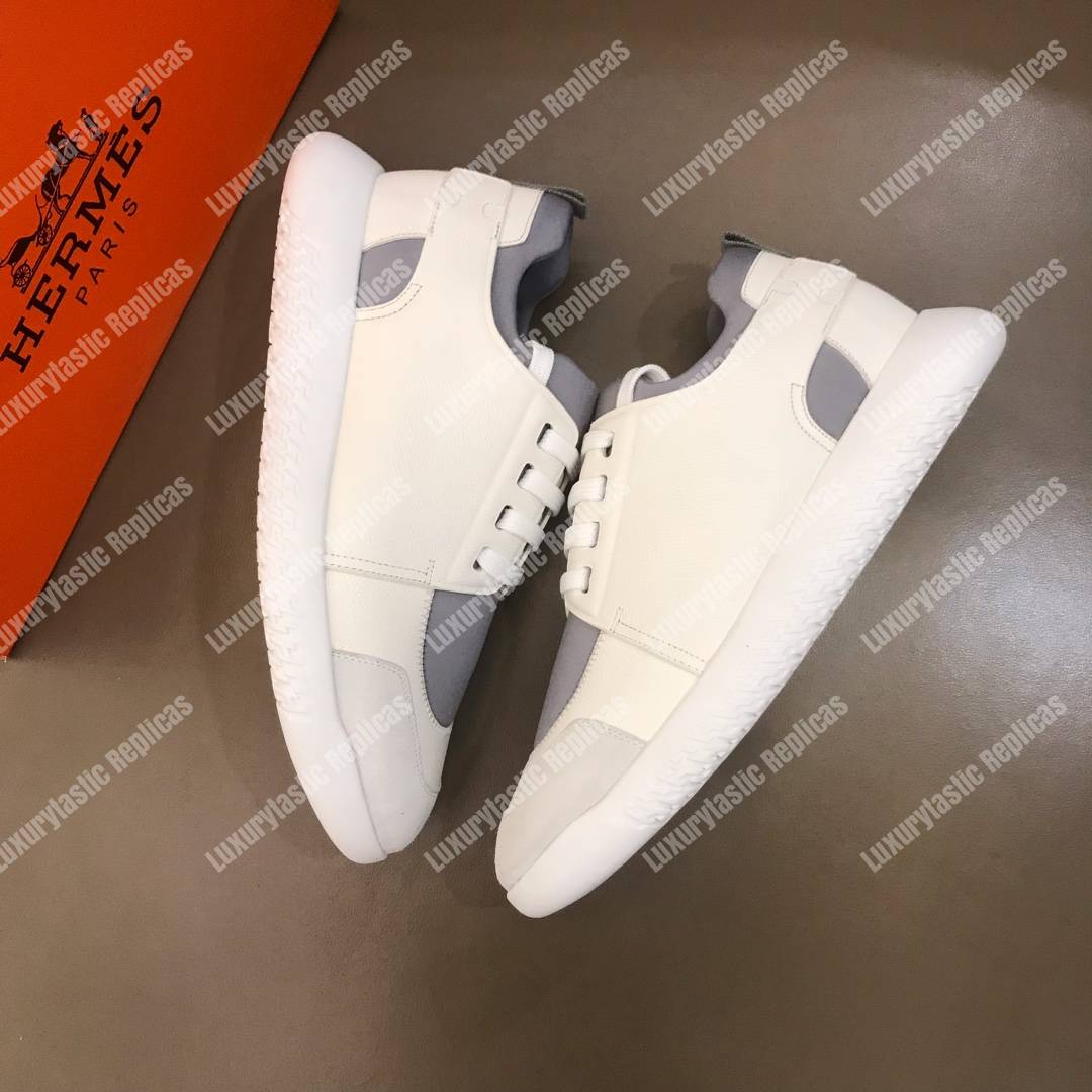 H**mes trail sneaker multicolore white