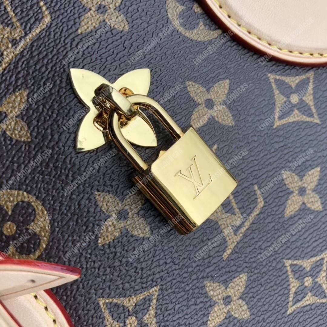 LV Flower Zipped Tote Pm Monogram canvas Beige