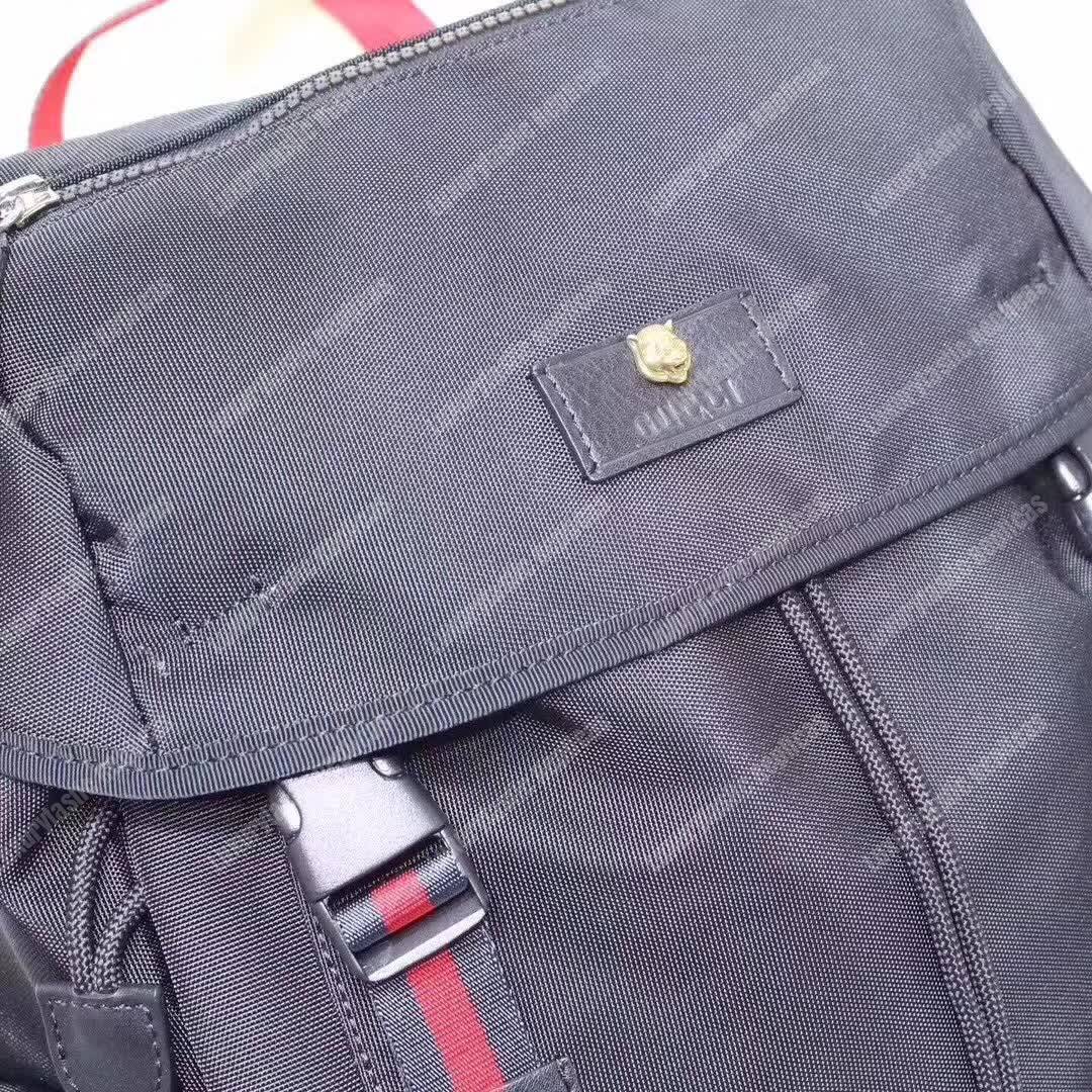 G*u*i techno canvas backpack
