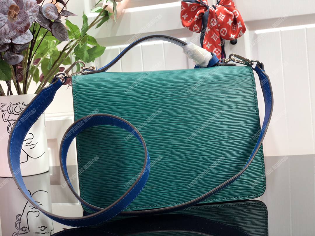 LV Pochette Epi Leather Red/Green/Blue