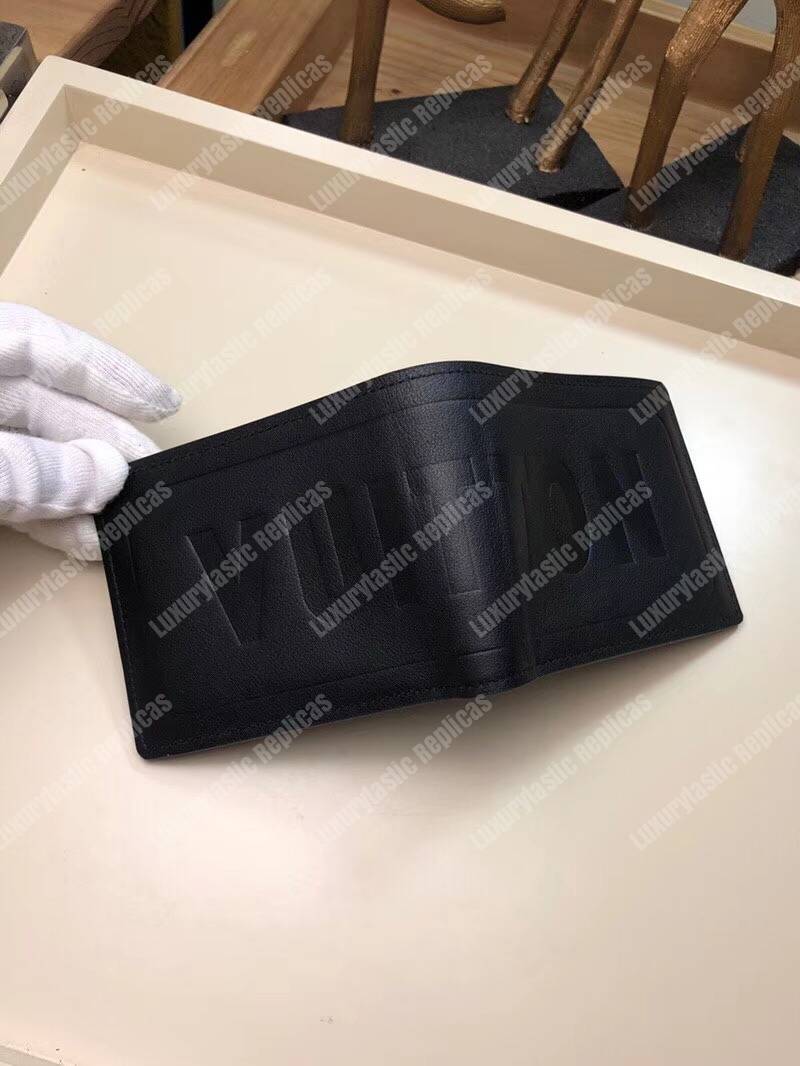 LV Fall-Winter 2018 Multiple Wallet Dark Infinity Leather