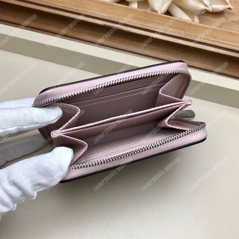 LV Special Edition Zippy Coin Purse Epi Leather Rose Ballerine