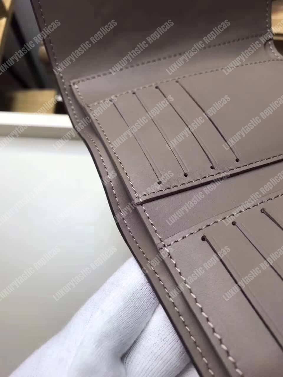LV Capucines Compact Wallet Magnolia