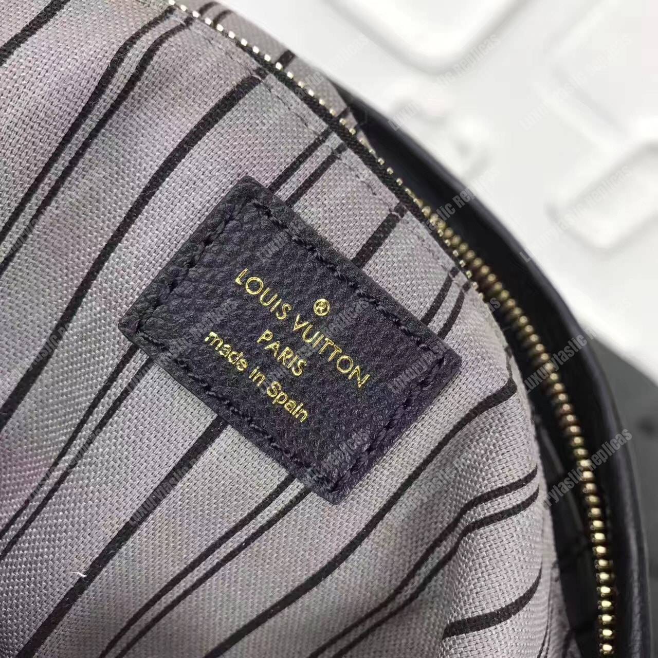 LV Sorbonne Backpack Monogram Empreinte Leather Noir