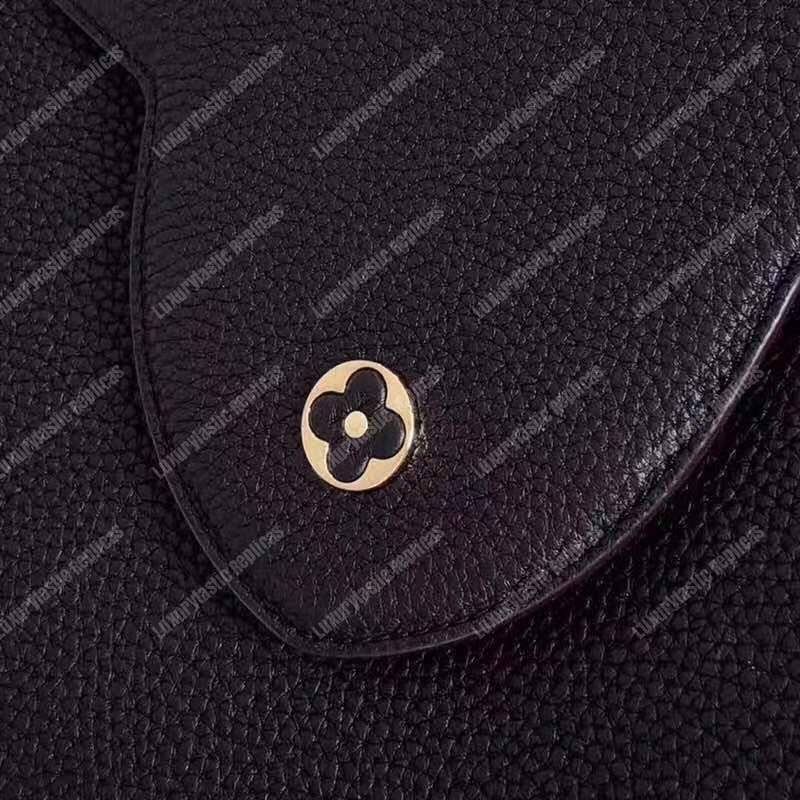 LV Capucines MM Taurillon Leather Noir Electric