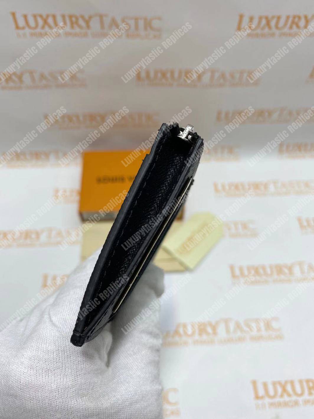 LV Coin Card Holder Damier Graphite Canvas