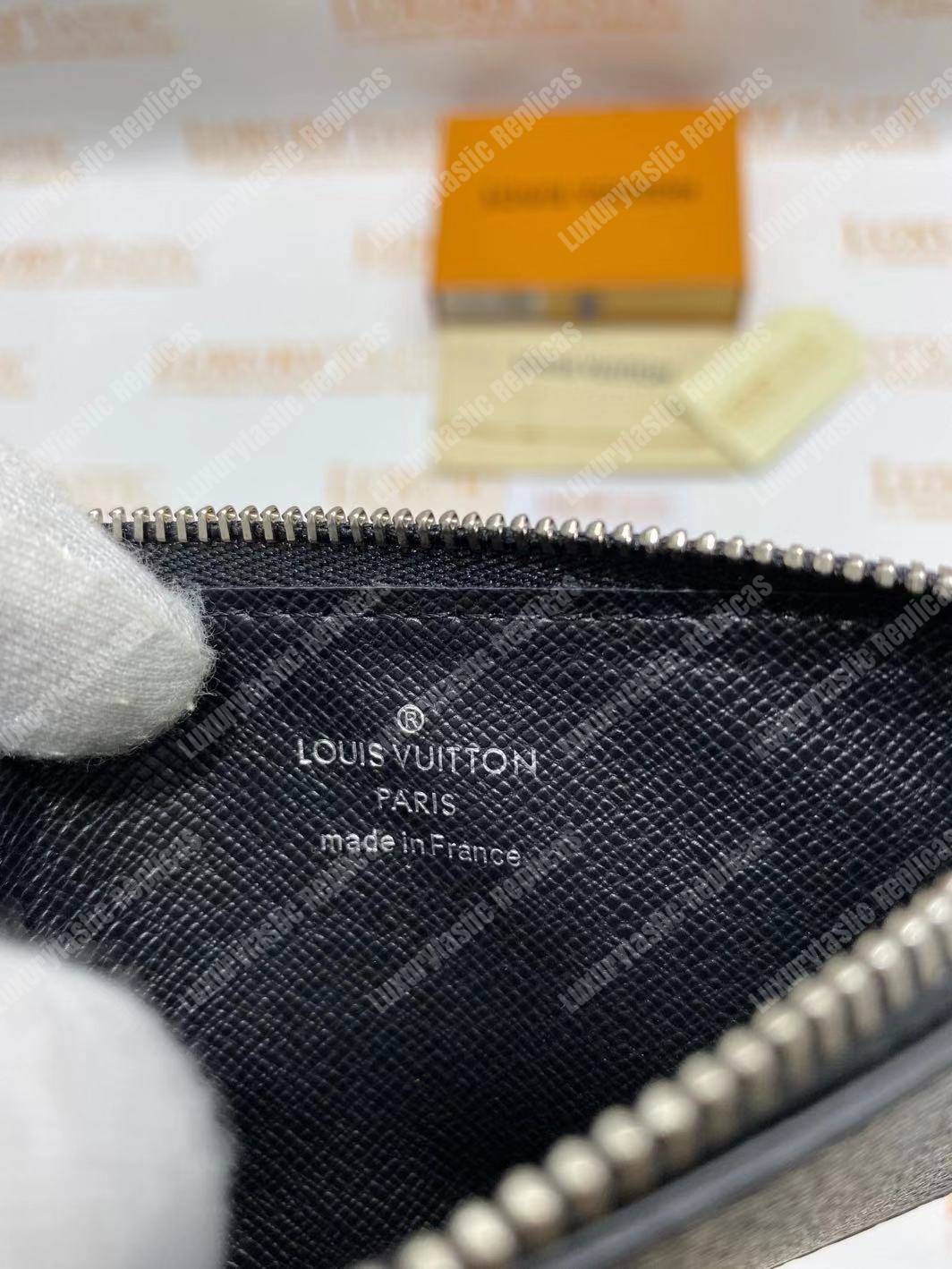 LV Coin Card Holder Damier Graphite Canvas