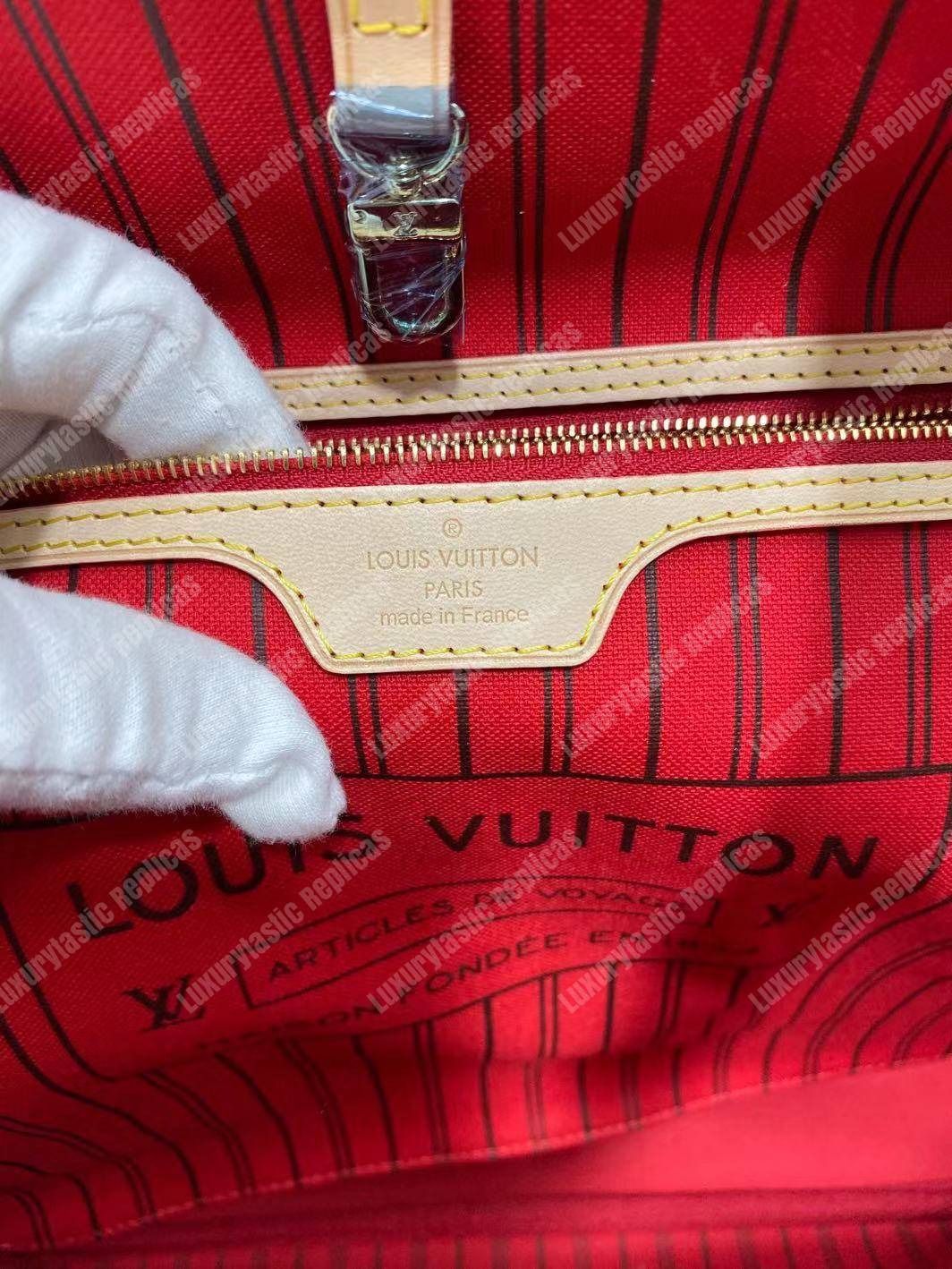 LV Neverfull GM Monogram Cherise