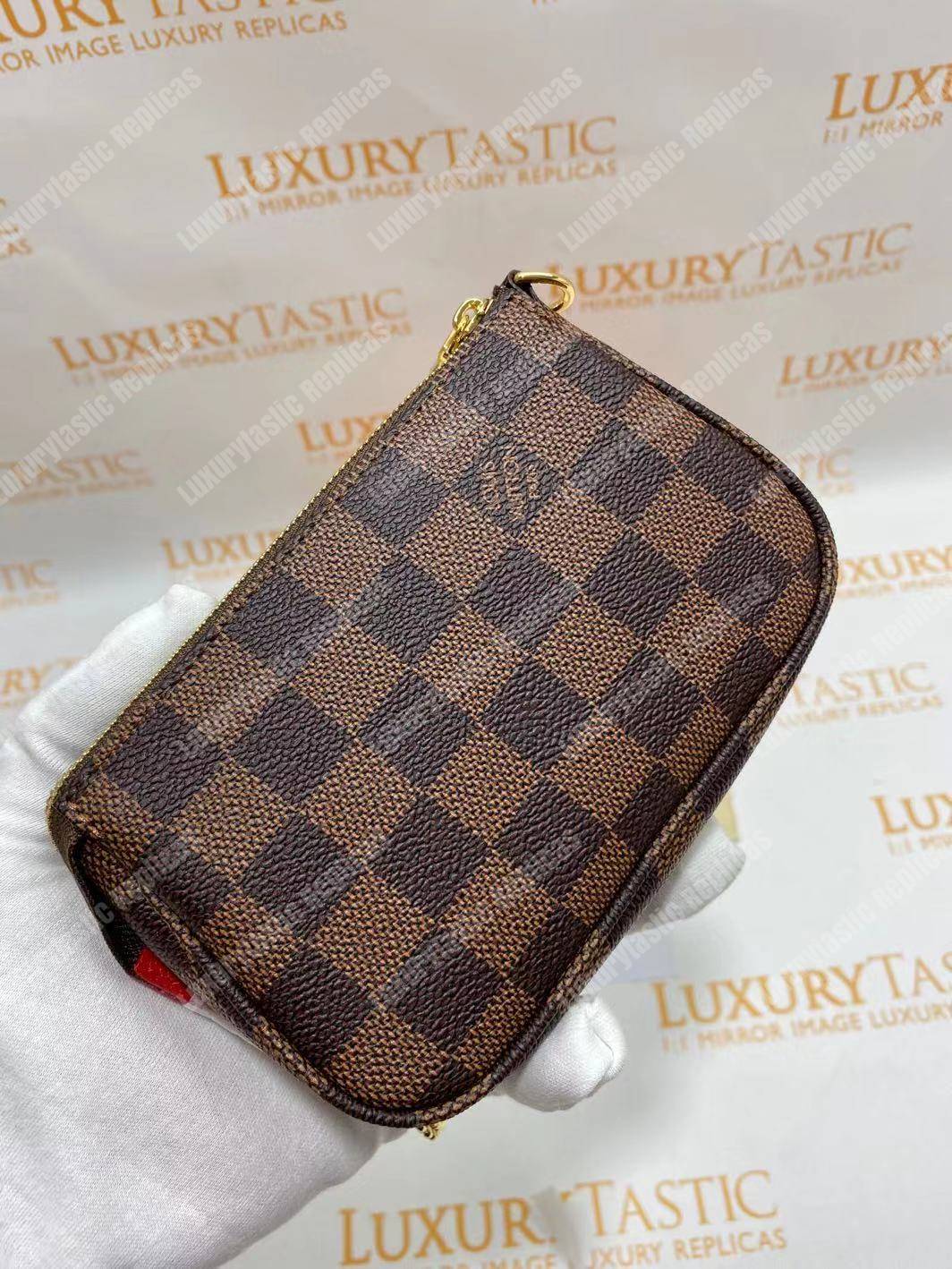 LV Mini Pochette Eiffel Tower Print