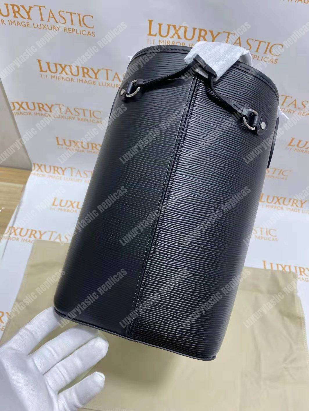 LV Neverfull MM Epi Leather Black