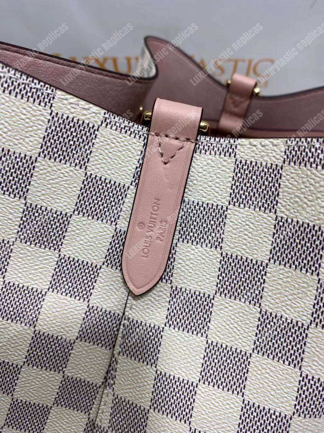 LV NéoNoé Damier Azur Canvas Eau de Rose Limited Edition