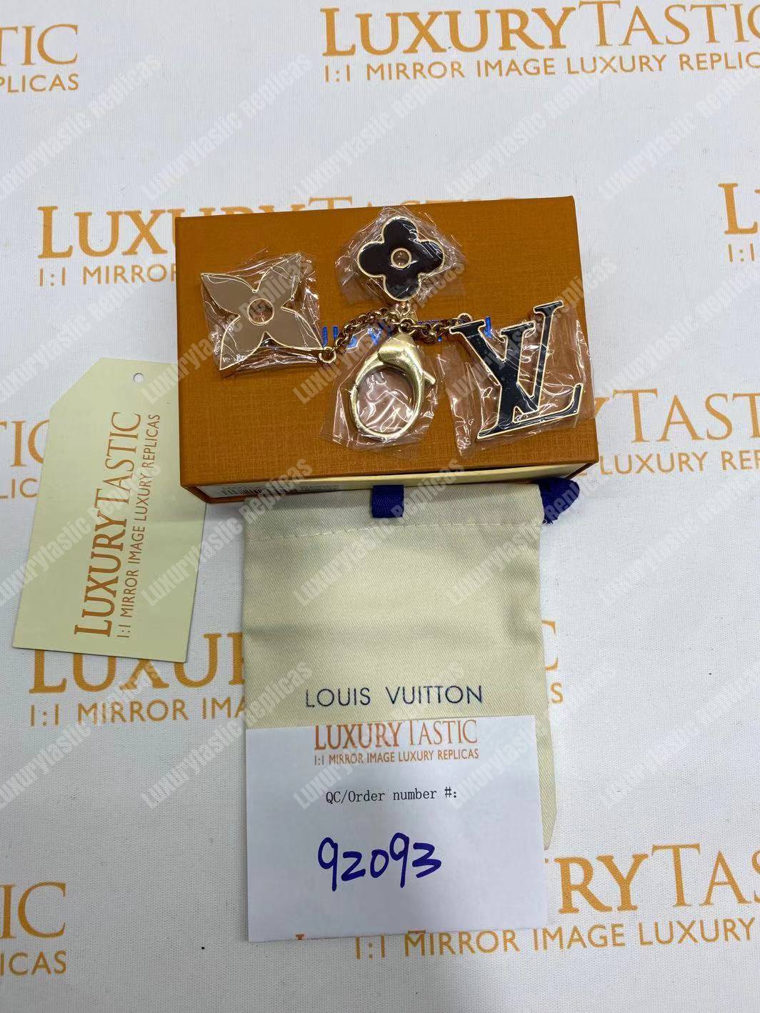 LV Fleur de Monogram Bag Charm