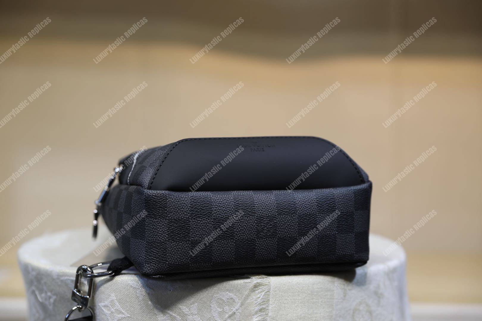 LV Avenue Sling Bag Damier Graphite Maps of the Renaissance