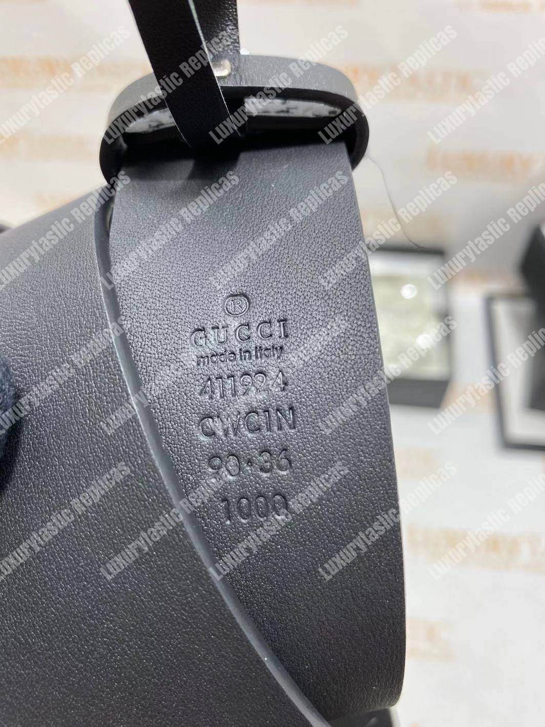 G*u*i signature leather belt