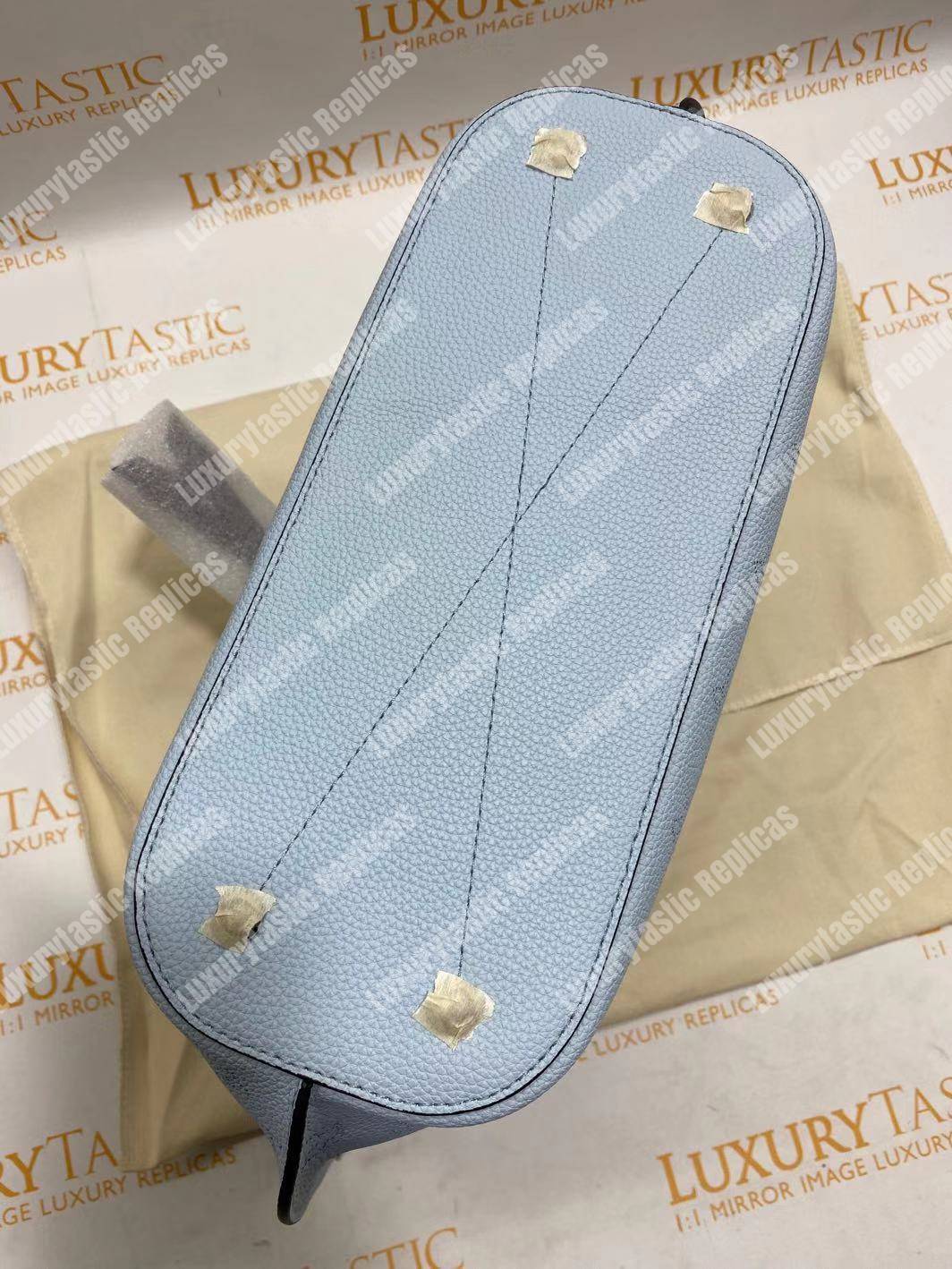 LV Girolata Handbag Mahina Bleu Horizon Pumpkin